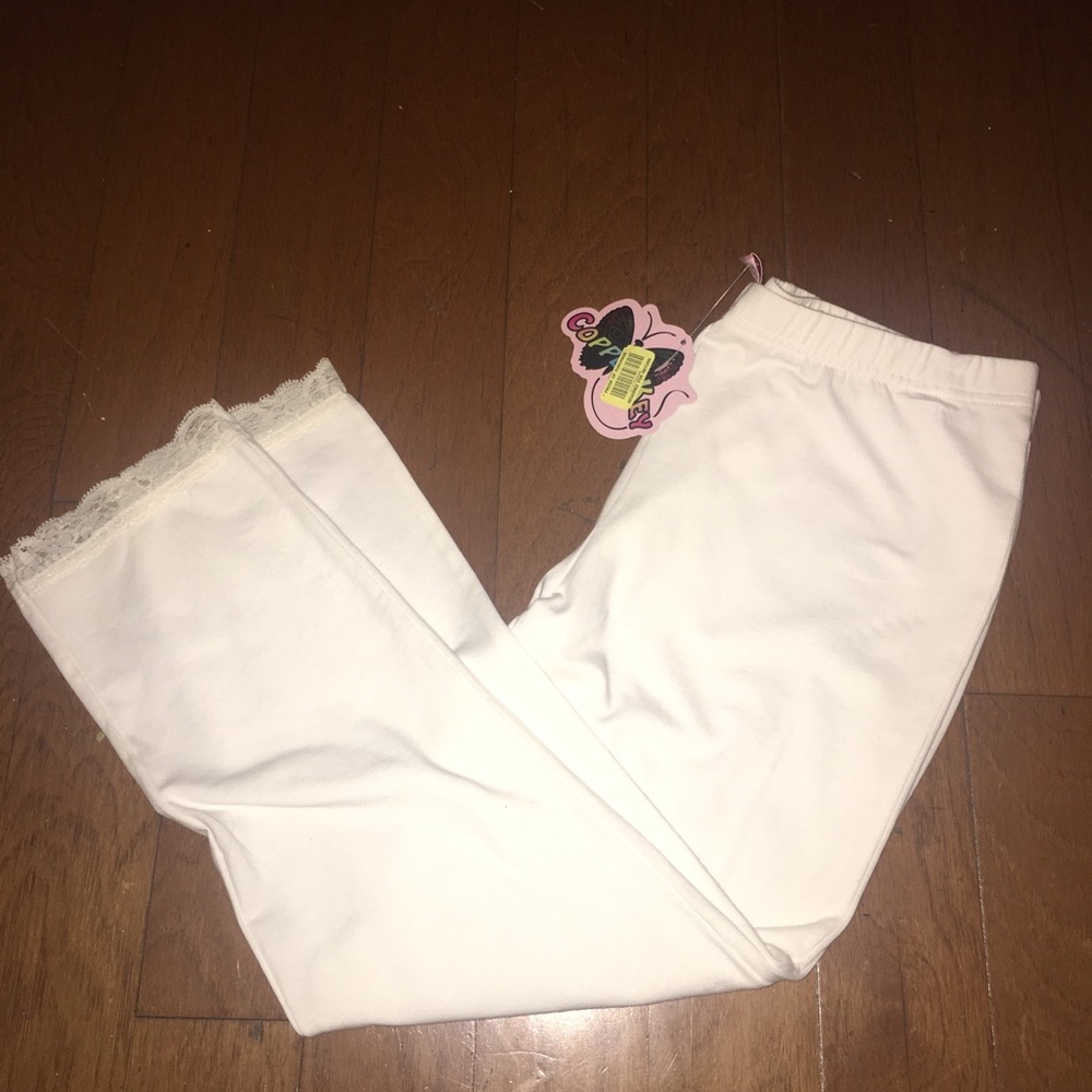 White leggings